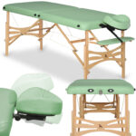 Panda inklapbare massagetafel 70 cm groen Habys