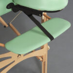Panda inklapbare massagetafel 70 cm groen Habys