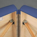 Panda inklapbare massagetafel 70 cm marineblauw Habys