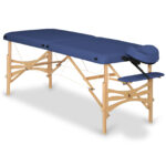 Panda inklapbare massagetafel 70 cm marineblauw Habys