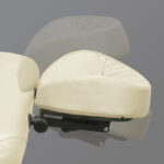 Panda inklapbare massagetafel 70 cm tweedelig beige Habys