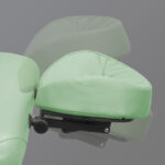 Panda Plus inklapbare massagetafel 70 cm groen Habys