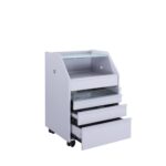 Pedicuretrolley UV-licht glazen blad DD Wellness