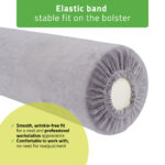 Rolhoes velours 15 x 60 cm donkergrijs Habys