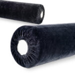 Rolhoes velours 15 x 60 cm zwart Habys