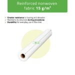 Rolvel 60 cm 15 g/m² wit Habys
