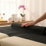 Rolvel 70 cm geperforeerd zwart Habys