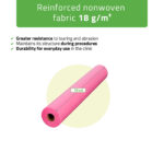 Rolvel 70 cm versterkt roze Habys