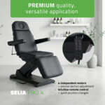 Selia PRO 4 behandelstoel elektrisch zwart Habys