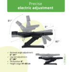 Selia PRO 4 behandelstoel elektrisch zwart Habys