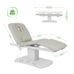 Serenity ERGO 4 behandelbank elektrisch verwarmd grijs Habys