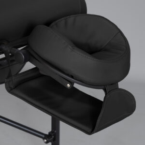 Smart inklapbare massagetafel 70 cm aluminium zwart Habys
