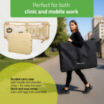 Sofia inklapbare massagetafel 70 cm beige Habys