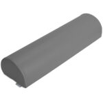 Steunrol 60 cm grijs Habys