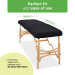 Tafelhoes 60 cm badstof zwart Habys
