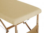 Tafellaken badstof 200x70 cm beige Habys