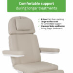 Tavia behandelstoel elektrisch beige Habys