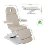 Tavia behandelstoel elektrisch beige Habys