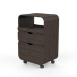 THUL trolley met laden donkerbruin Silverfox