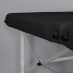 Torina inklapbare massagetafel 71 cm zwart Habys