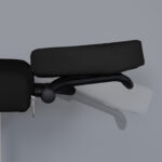 Torina inklapbare massagetafel 71 cm zwart Habys