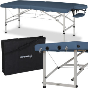 Torina inklapbare massagetafel blauw Habys