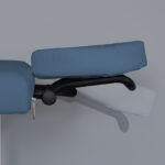 Torina inklapbare massagetafel blauw Habys