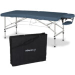 Torina inklapbare massagetafel blauw Habys