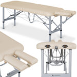 Ultralux 19 chiropractietafel aluminium frame beige Habys