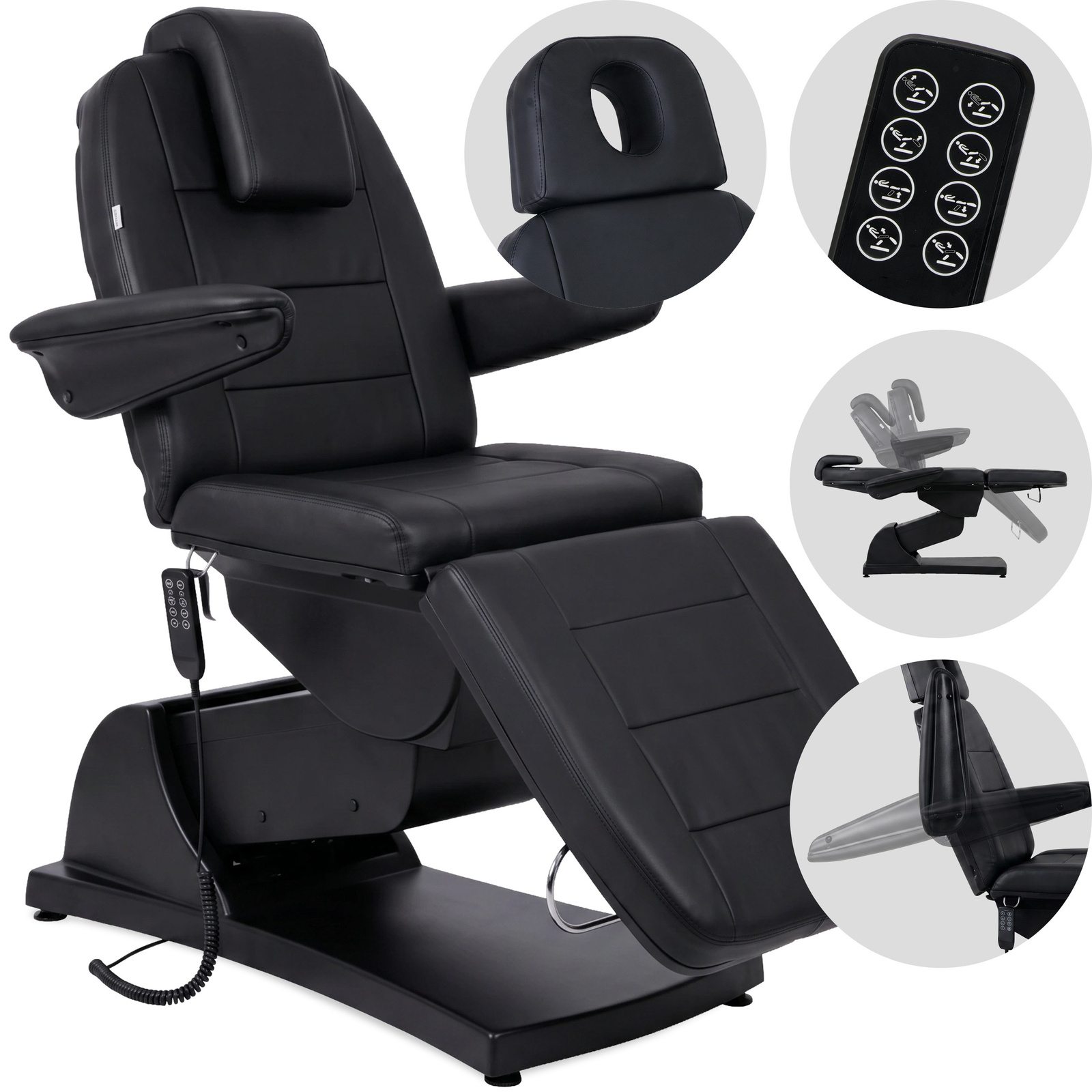 Velora PRO 4 behandelstoel elektrisch zwart Habys Velora PRO 4 behandelstoel elektrisch zwart Habys