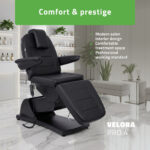Velora PRO 4 behandelstoel elektrisch zwart Habys