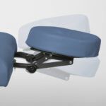 Vesta massagetafel met verstelbare rugleuning groen Habys