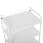 Vexo trolley 3 schappen zwenkwielen wit Habys