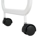 Vexo trolley 3 schappen zwenkwielen wit Habys