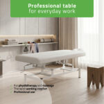 VIGO 1 massagetafel met handmatige hoogteverstelling wit Habys
