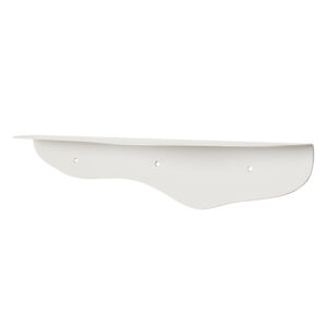 Wandplank gegolfd wit Comfortel