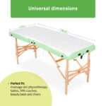 Wegwerplaken cellulose honingraatstructuur wit Habys