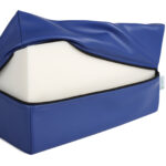 Wigkussen 50x35x20 cm marineblauw Habys