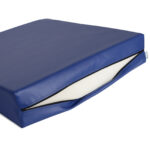 Wigkussen 60x60x12 cm marineblauw Habys