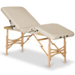 Xena inklapbare massagetafel vijfdelig beige Habys